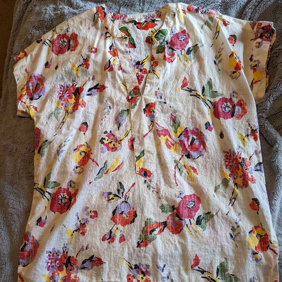 Obey woven floral top sz s - Picture 1 of 2